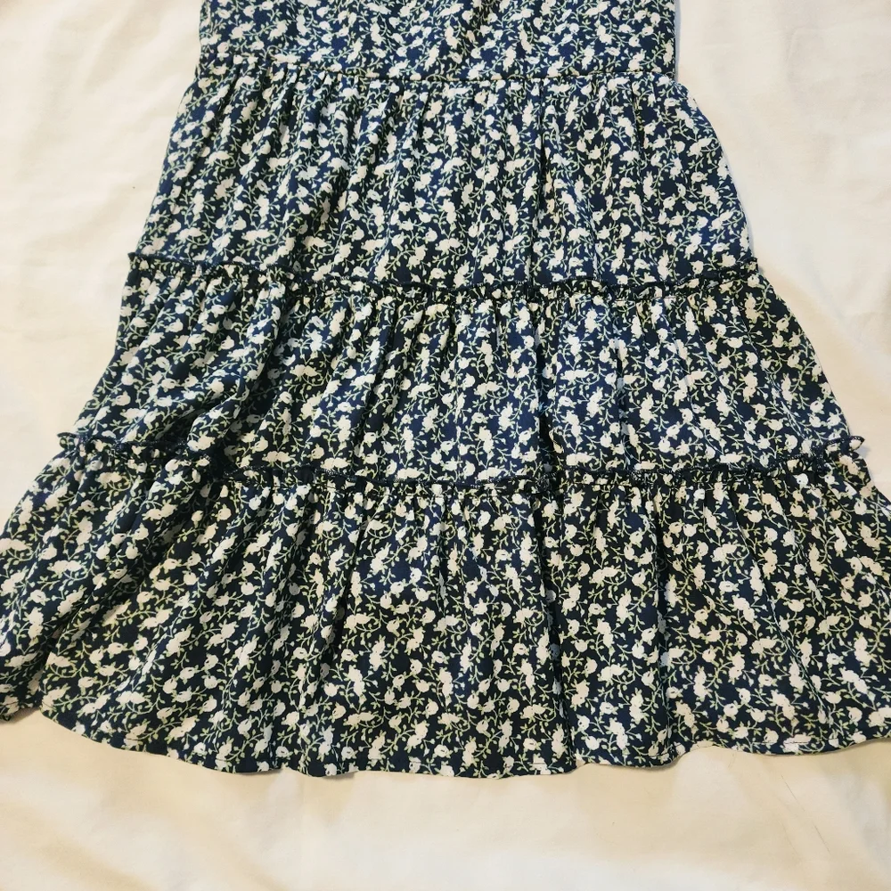 Altar'd State Navy & WhiteFloral Print Women's Dress - Medium NWT - Picture 9 of 10